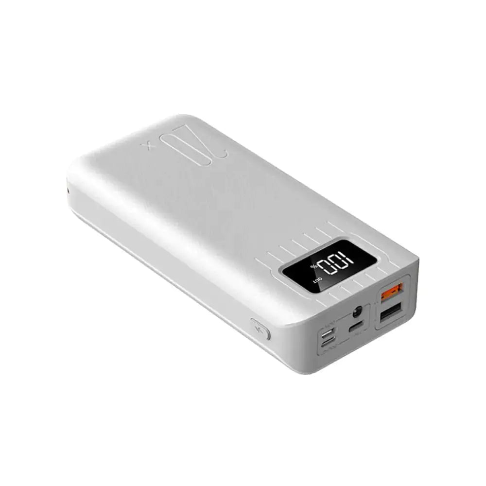 20K Dual-Port Power Bank with LED Light